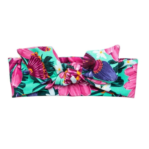 Ul&Ka & Hey popinjay! - Opaska 0-3mc. Pink Bananas