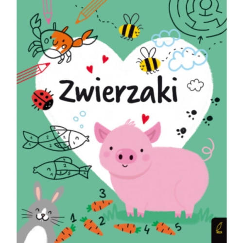 Wydawnictwo Wilga - Zwierzaki - książeczka z zadaniami