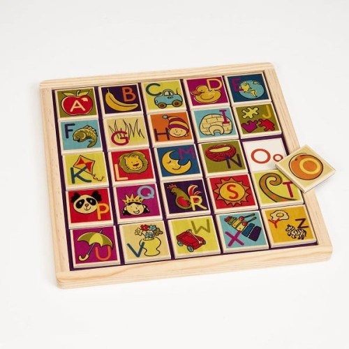 B.Toys - Magnetyczne puzzle z literkami