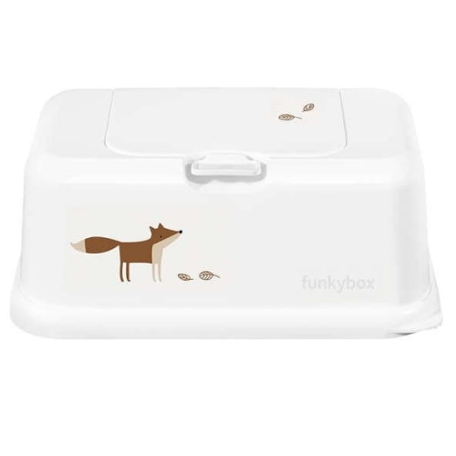 Funkybox - Pojemnik na chusteczk duży White Funky Fox