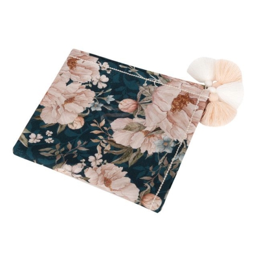 Samiboo - Otulacz bambusowy 120x100 Peonie Granat