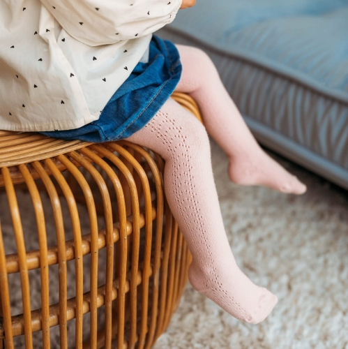Mama's Feet - Rajstopy Florka Różowe 5-6