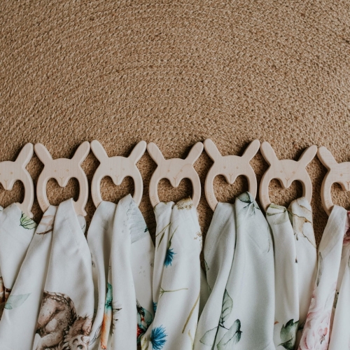 Qbana Mama - Drewniany gryzak Q-bunny Turtle