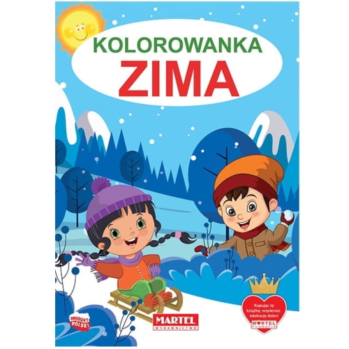 Wydawnictwo Martel - Kolorowanka Zima