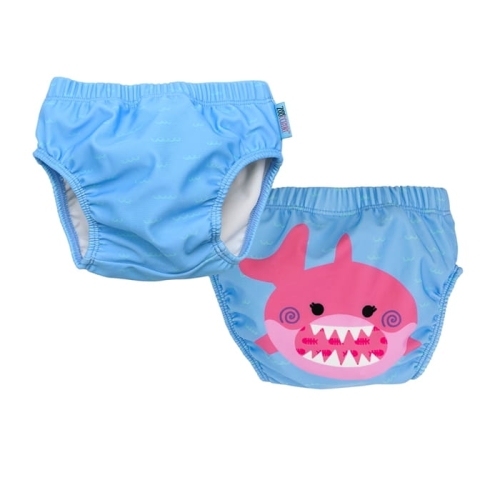 Zoocchini - Pieluszka kąpielowa Rekin Pink 2 sztuki 6-12 miesiąca