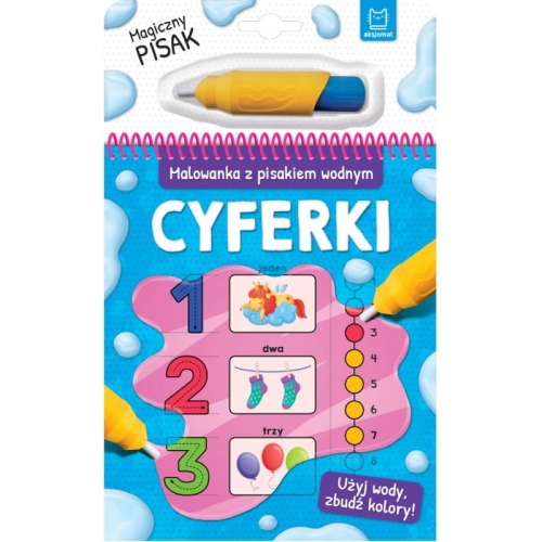 Aksjomat - Malowanka z pisakiem wodnym Cyferki