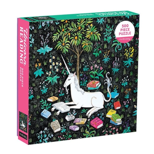 Mudpuppy - Puzzle rodzinne- Zaczytany jednorożec