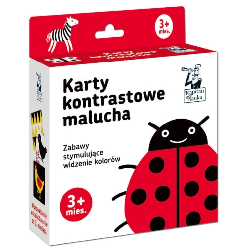 Kapitan Nauka- Widzę kolory! karta kontrastowa