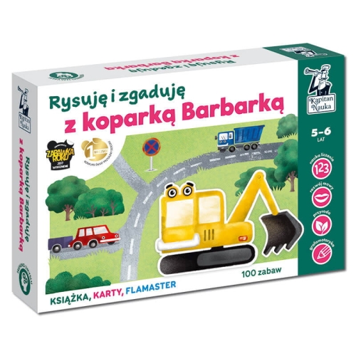 Kapitan Nauka - Rysuję i zgaduję z koparką Barbarką