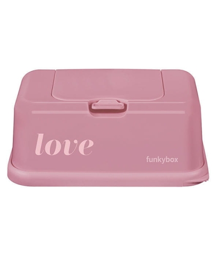 Funkybox - Pojemnik na chusteczki duży-róż love