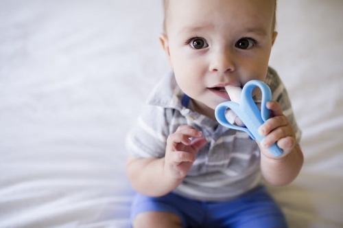 Baby Banana - szczoteczka treningowa Blue